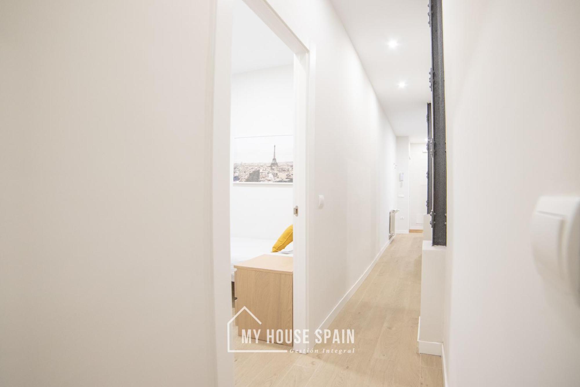 Myhousespain - Acogedor Piso Con Patio En Chamberi Madrid Exterior foto